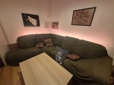 Ambient lighting installed in a finished living space.